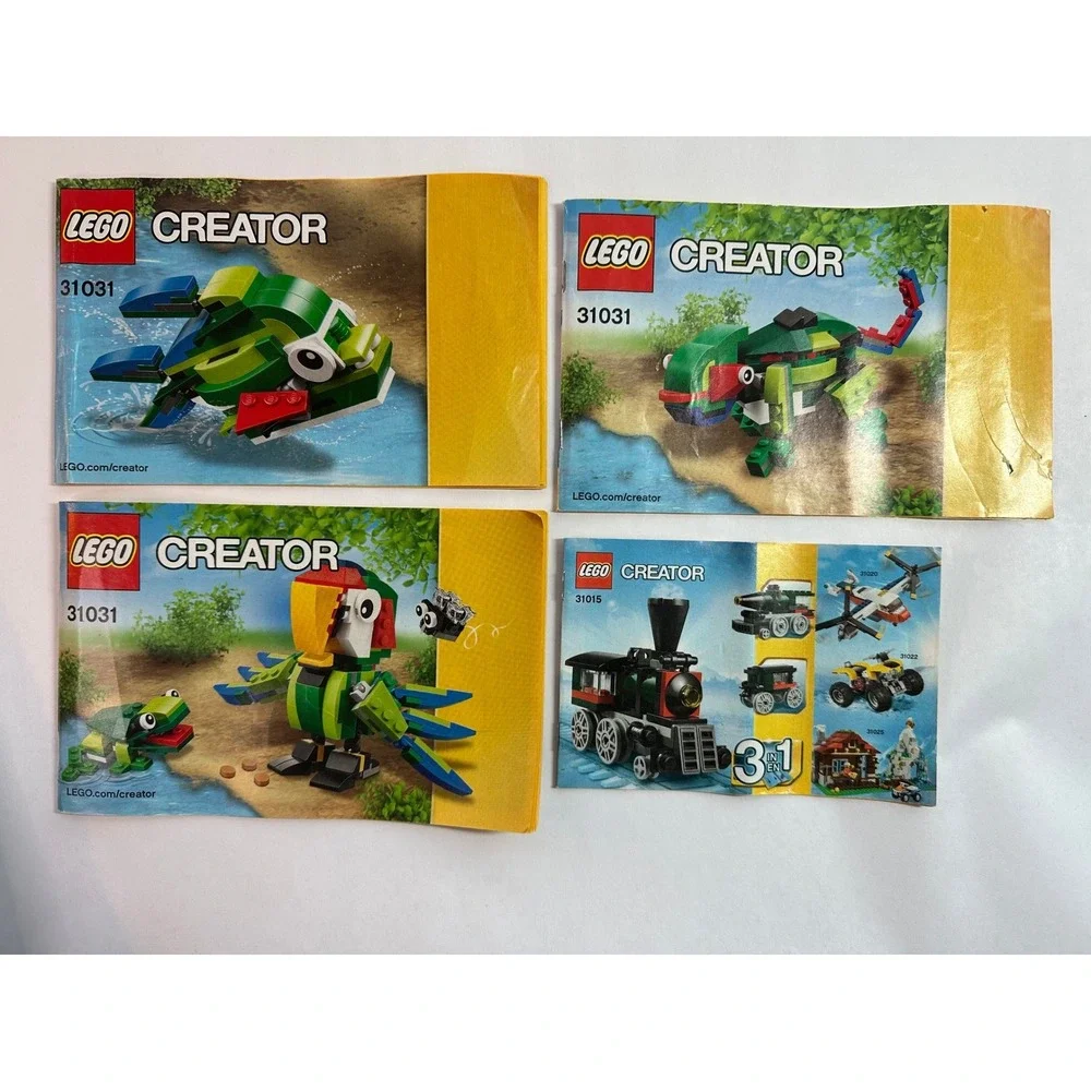 Lego Creator Instruction Manual Lot 4895‎ 31031 31019 31032 31015 40078 40109